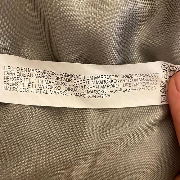 ZARA Wool Blend Long Vest Coat with Zipper - Picture 11 of 11